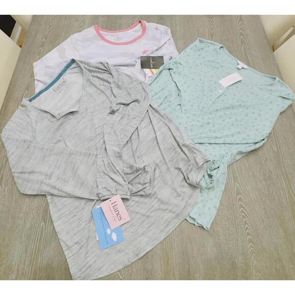 Cuddl Duds Charter Club Hanes Long Sleeve Shirt Bundle Women Size Medium - Picture 1 of 1